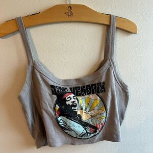 Urban Outfitters - Jimi Hendrix crop tank